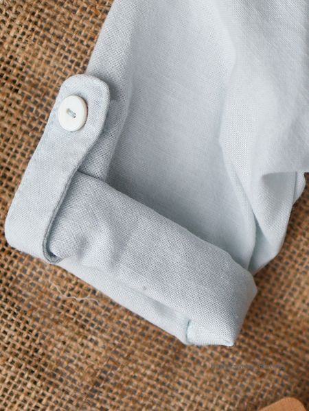 Костюм рубашка+футболка+шорти, серія New Linen TKE2439 фото Костюм рубашка+футболка+шорти, серія New Linen Caramell