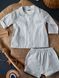 Костюм рубашка+футболка+шорти, серія New Linen Caramell фото 3