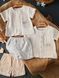 Костюм муслінова сорочка + бавовняні шорти, серія New Linen Caramell фото 1