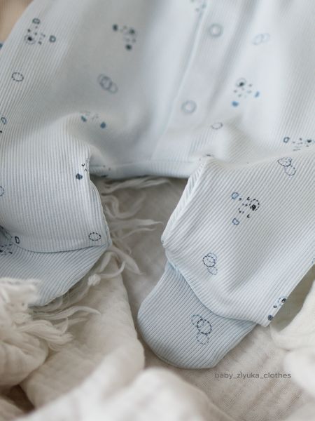 Бавовняний чоловічок в принт, серія Teddy Bear Caramell