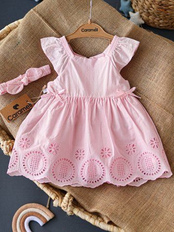 Сукня з резиночкою для голови, серія Bambino Caramell