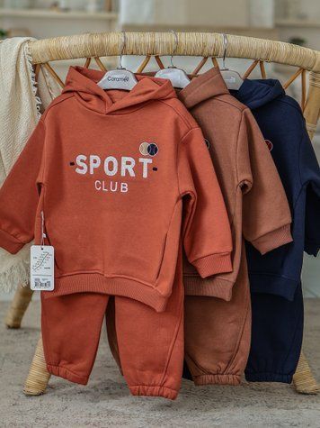 Спортивний костюм на флісі для хлопчика, серія Sport Club Caramell