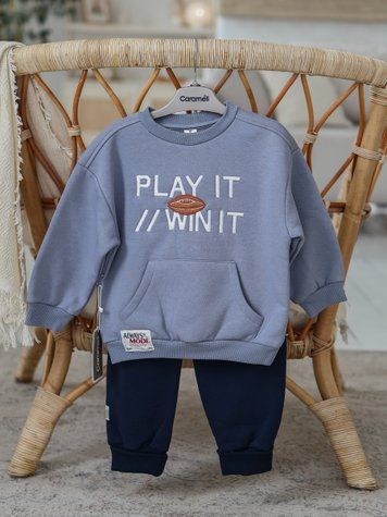 Теплий костюм для хлопчика, серія Sport Club Caramell