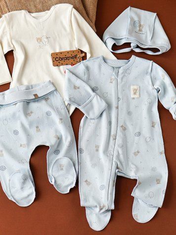 Комплект швами назовні з 4 одиниць, серія Cosy Caramell