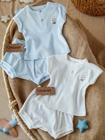 Перфорований костюм футболка + блумери, серія Hello Boy Caramell